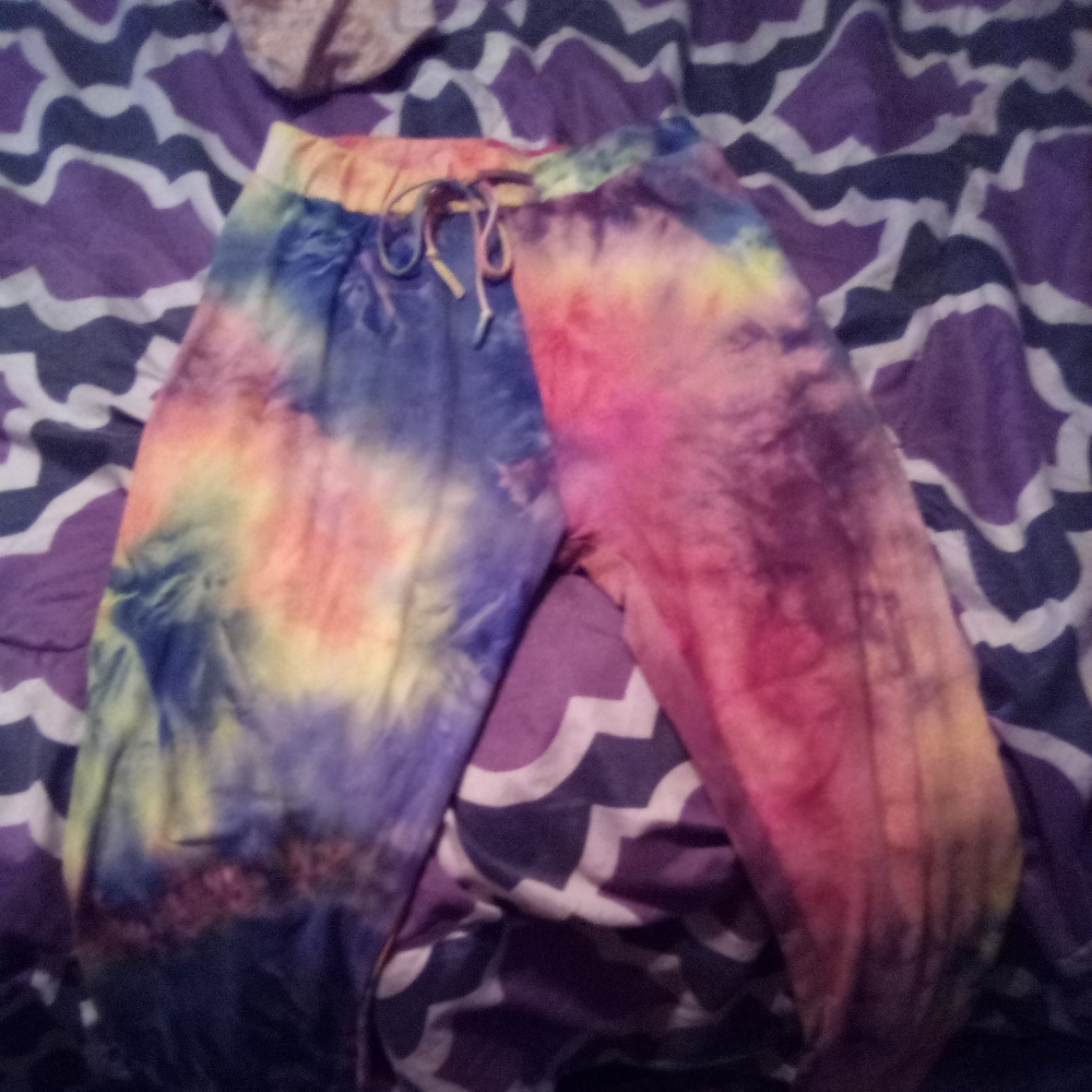 Tye-dye pants